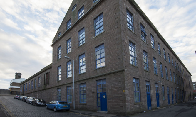 The former Edward Street mill in Dundee, operated by jute manufacturer John Sharp is now a housing association property.