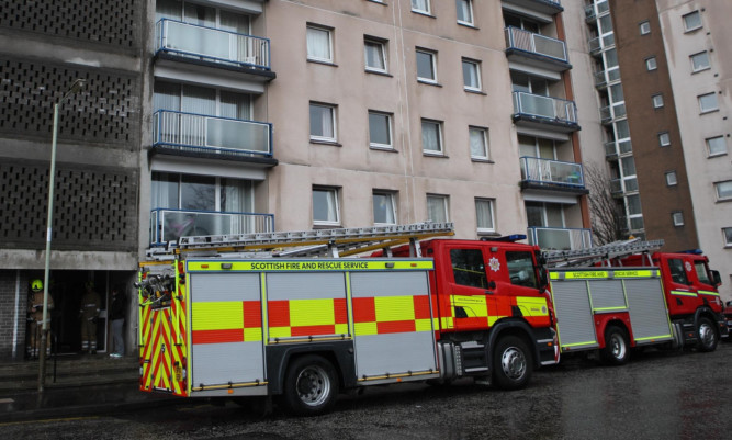 A fire at the Pomarium flats in Perth on Christmas Day
 in 2013 is an example of when the local council had to find temporary accommodation for tenants.