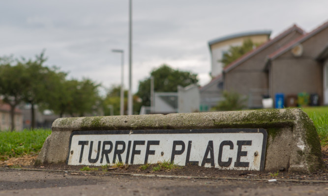 The attack happened near Turriff Place in Kirkcaldy.