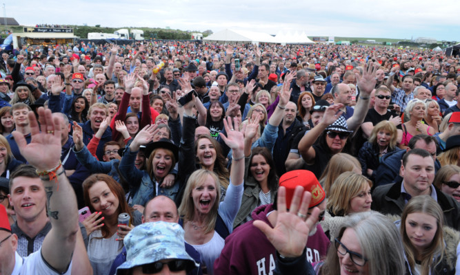 Crowd pleaser: some 12,000 people are thought to have attended this years event.
