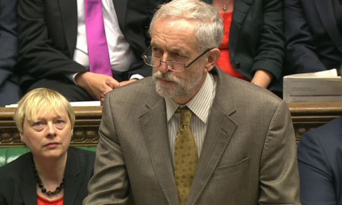 Jeremy Corbyn adopted a calm, measured style for his first PMQs.