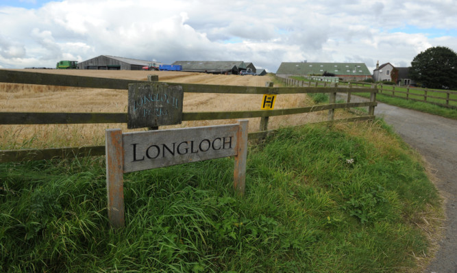 The farmer remains in a critical condition after accident at Longloch Farm near Kirkcaldy.