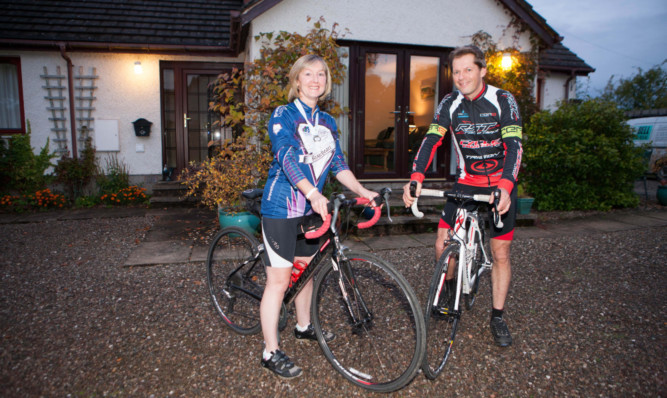 Left: Irene Rutherford and Dennis Underwood at home.