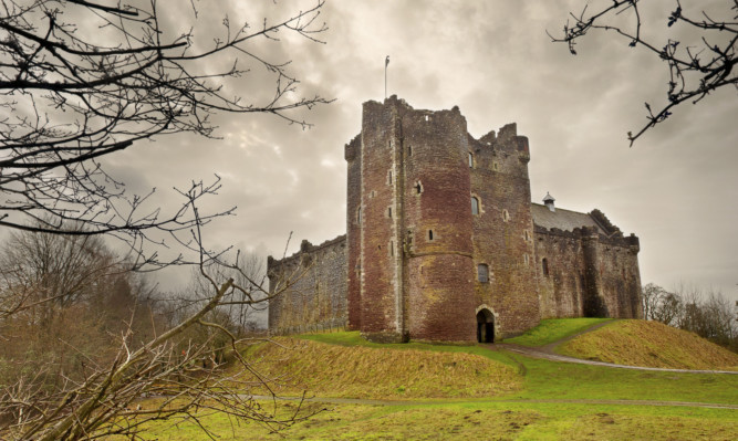 Doune Castle has seen a rise in visitor numbers since it featured on the hit show Outlander.