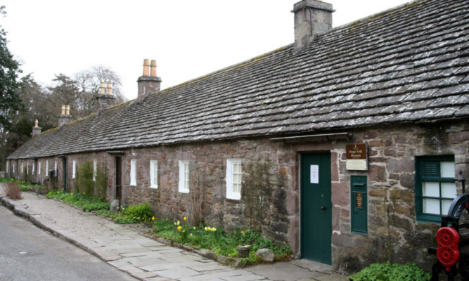 Repairs required: more detailed surveys will take place on the roof of Angus Folk Museum.