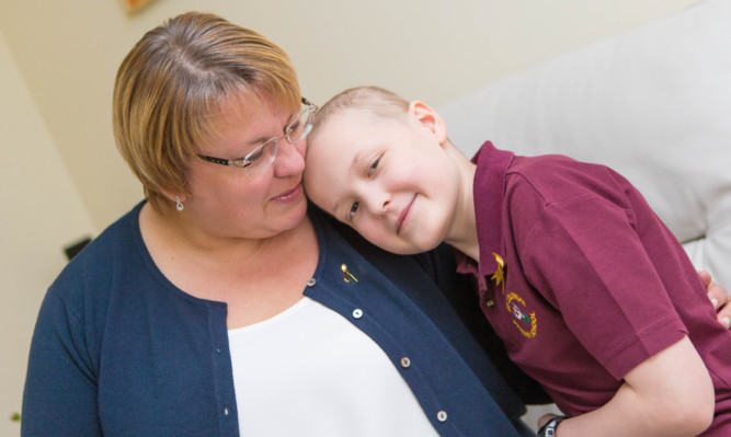 Tobys mum Alison says they have a long road ahead of them as his treatment will run until 2018.