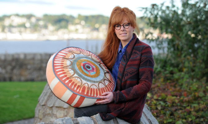 Cushion designer Kelly MacKay is one of those who will be exhibiting at the new festival.