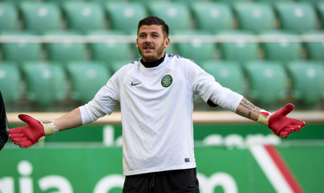 Celtic star Lukasz Zaluska was allegedly attacked by Paul Paton in Glasgow's west end.