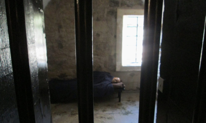The old jail cell at Watts of Cupar