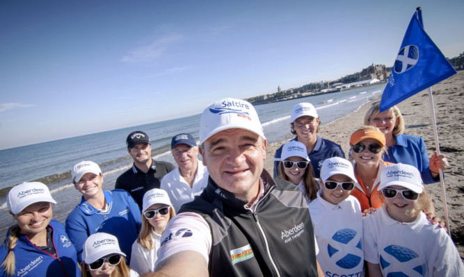 Paul Lawrie helped launch Scottish Golf this week.