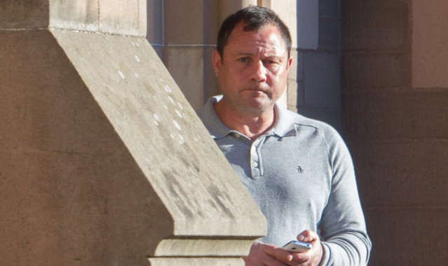 Fraser Smith outside Forfar Sheriff Court.