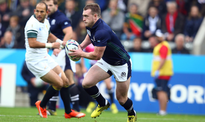 Stuart Hogg: no long-term worry after leaving Saturday's match with injury.