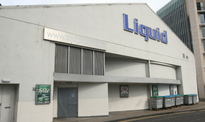 Checks: Liquid nightclub.