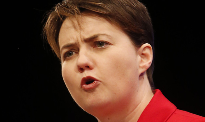 Leader of the Scottish Conservatives Ruth Davidson.