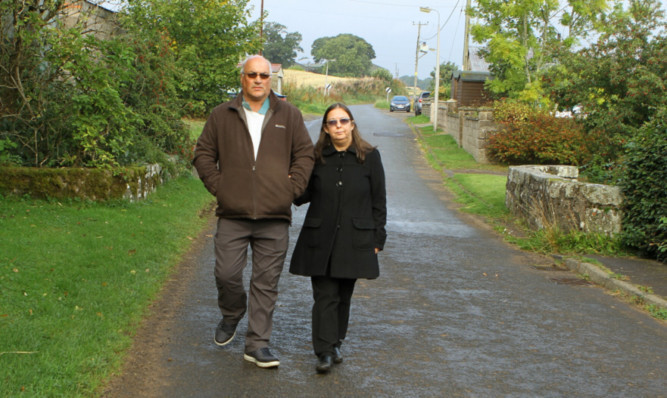 Mr and Mrs Low fear the dangers posed by heavy delivery vehicles to their quiet rural village.