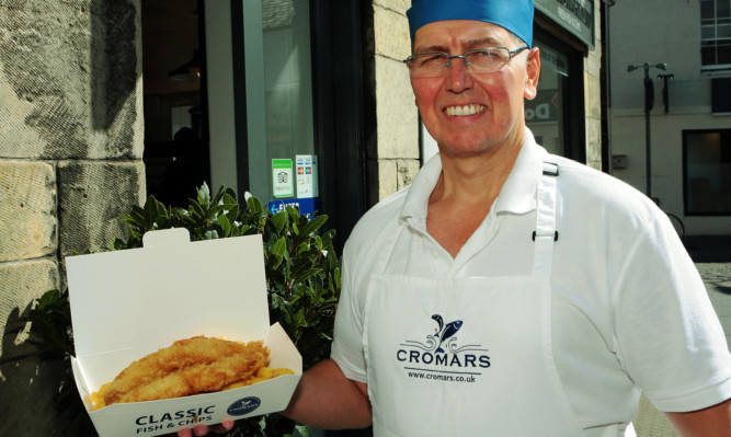 Colin Cromar is tasting success after being named the best fish and chip shop in Scotland..