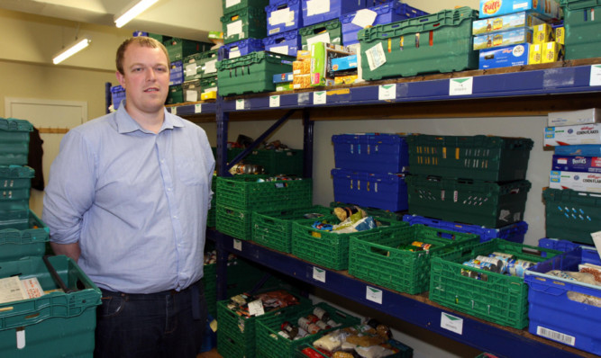 Dundee Foodbank volunteers such as Dave Morris have been delighted with the citys support.