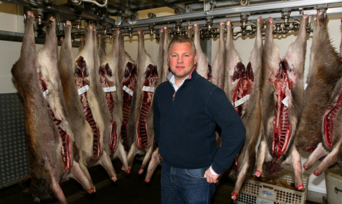 Highland Game managing director Christian Nissen, the firms premises in Dundee.