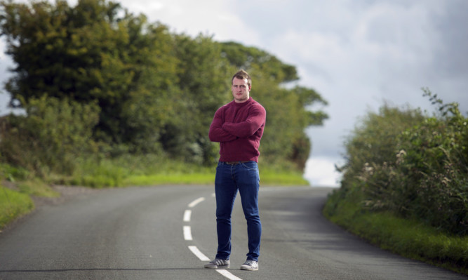Scotland rugby star Stuart Hogg is fronting a new campaign to cut the number of deaths on country roads after losing his best friend in a crash.