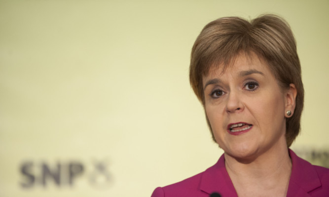 SNP leader and First Minister Nicola Sturgeon said she will be arguing her own partys case for remaining in the European Union.