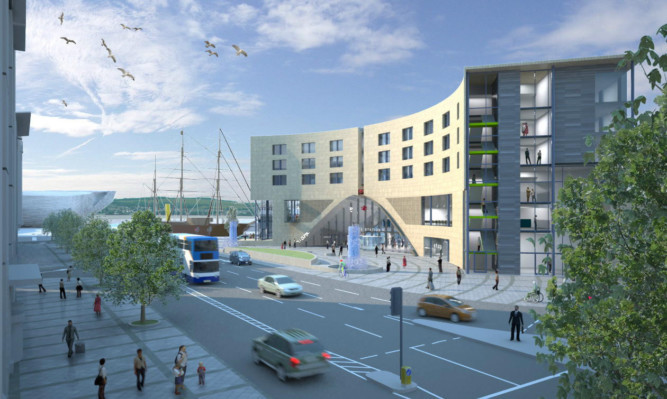 An artist's impression on what the new station will look like.