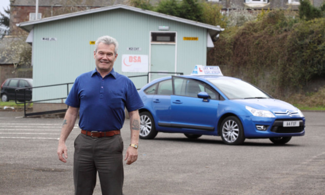 Arbroath driving instructor Lez Wells, top, says he isnt surprised about the latest figures.