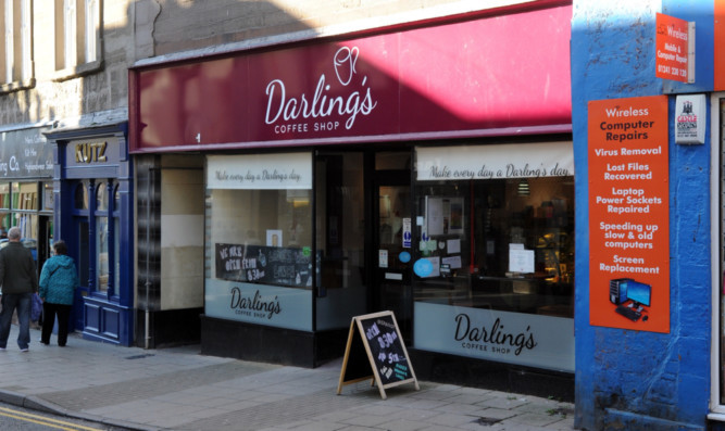 Darling's coffee shop in Arbroath.