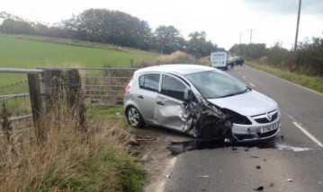 The accident near Kelty