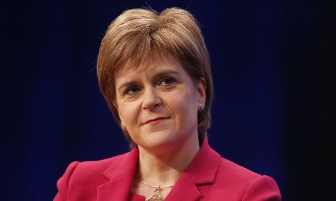 First Minister Nicola Sturgeon.