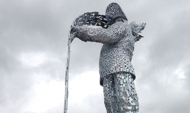 Andy Scott's The Steelman sculpture was unveiled earlier this year at Ravenscraig and is now likely to take on new significance as the industry faces passing into history in Scotland.
