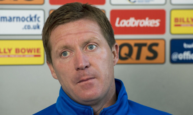 Kilmarnock manager Gary Locke.