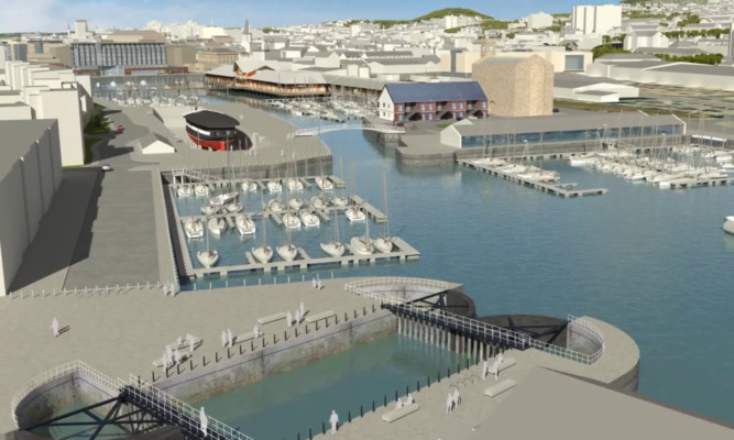 An upgraded dock and marina at City Quay forms part of the £1 billion plan.