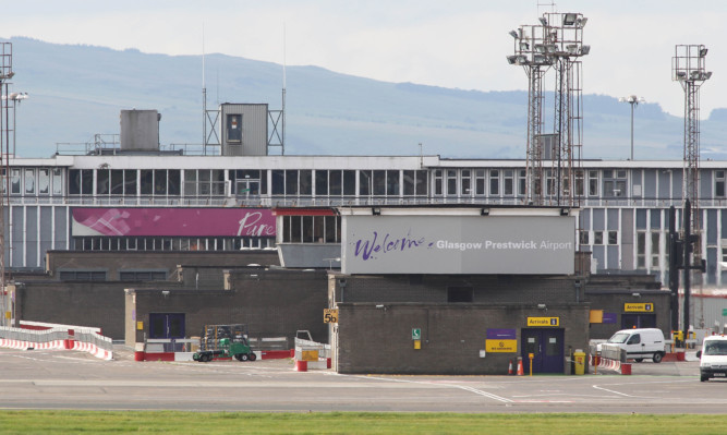Problems at the Scottish Air Traffic Control Centre at Prestwick are disrupting flights.