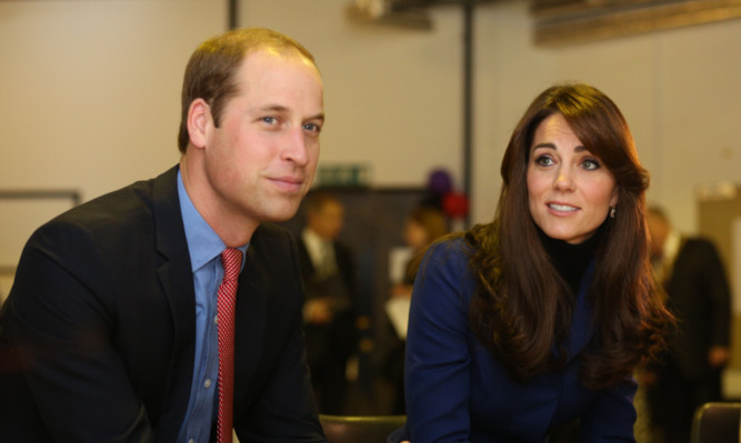 William and Kate during their royal visit to Dundee.