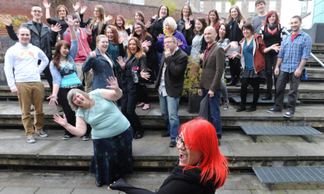 Scottish Women in Games supporters at the DCA last week.