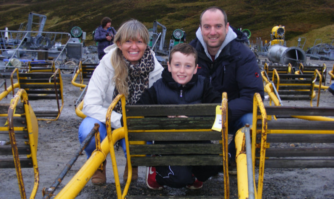 Stuart Fyvie, with sister Alison and son Adam, snapped one up in tribute to his father.