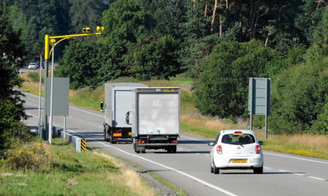 Average speed cameras on the A9