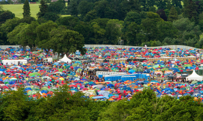 Porter bit a chunk out of the cheek of a fellow festival-goer at T in the Park.