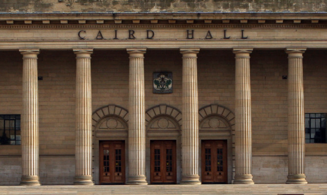 Kris Miller, Courier, 30/09/13. Dundee City of Culture 2017. Picture shows City Square and the Caird Hall with the newly refurbished square.