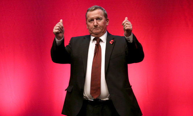 Scottish Deputy Labour leader Alex Rowley after speaking at the Scottish Labour Conference at the Perth Concert Hall.