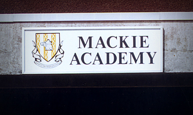 The teenager has been expelled from Mackie Academy in Stonehaven.