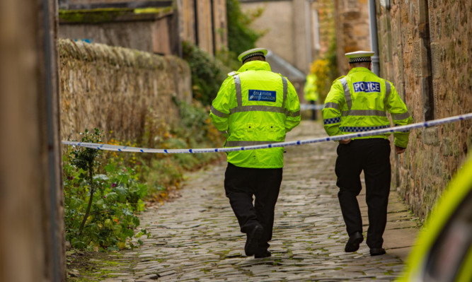 Gerard Kelly was discovered in Rose Lane in St Andrews town centre.