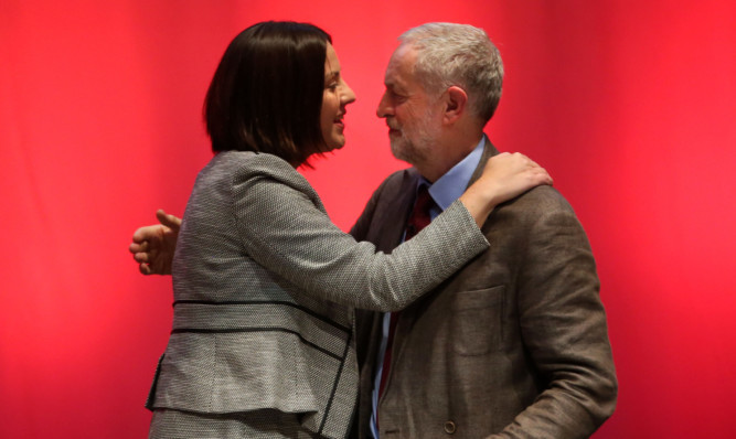 Kezia Dugdale and Jeremy Corbyn, leaders of Labour in Scotland and the rest of the UK.