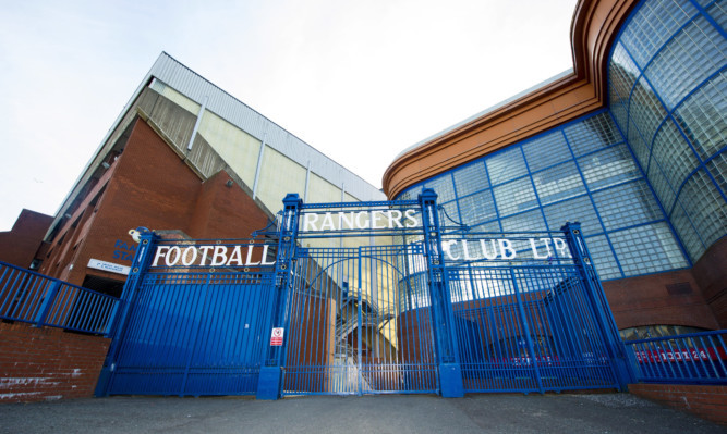 12/06/15 
IBROX - GLASGOW
A general view of Ibrox Stadium