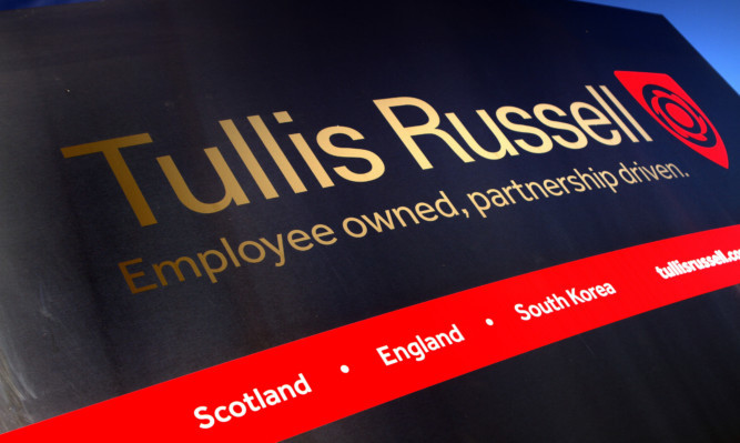 An employee-led bid to buy part of Tullis Russell was included.