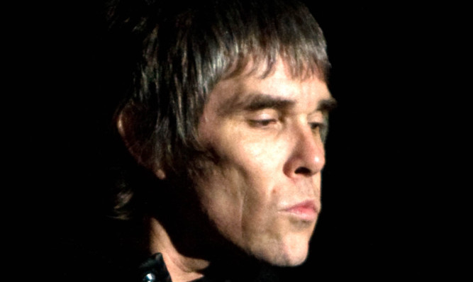 Stone Roses lead singer Ian Brown at T in the Park 2012.