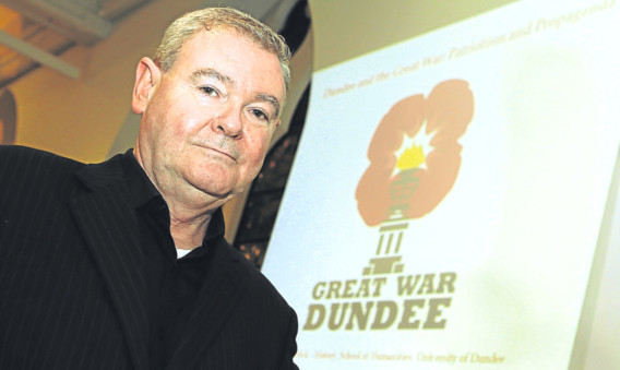 Dr Billy Kenefick of the Great War Dundee project.