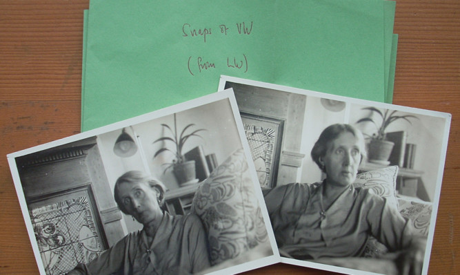 Two previously unseen photographs of author Virginia Woolf which, along with dozens of letters from her friends and family which detail her life and work and offer "fascinating glimpses".