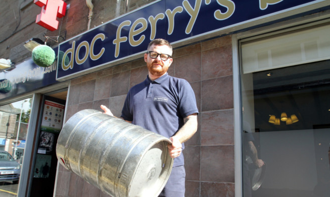 David Glass of Doc Ferrys Bar in Broughty Ferry says he was visited by Food Standards Agency inspectors 15 months ago and quickly carried out the recommended improvements.