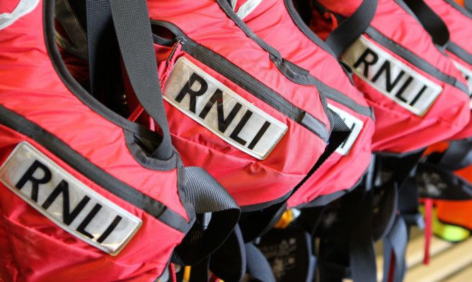 Kinghorn Lifeboat crew helped with the search.